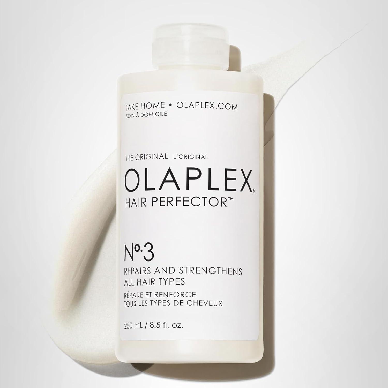 imageOlaplex No 3 Hair Perfector Repairing Hair Treatment Concentrated for Dry Damaged Hair Repairs amp Strengthens All Hair Types3 85 Fl Oz
