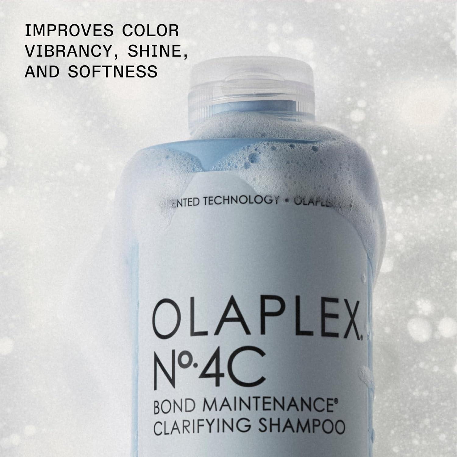imageOlaplex No 4C Bond Maintenance Clarifying Shampoo Deep Cleans Softens Restores Shine amp Clarity For All Hair Types Experiencing Product Buildup or Excess Oil338 Fl Oz Pack of 1