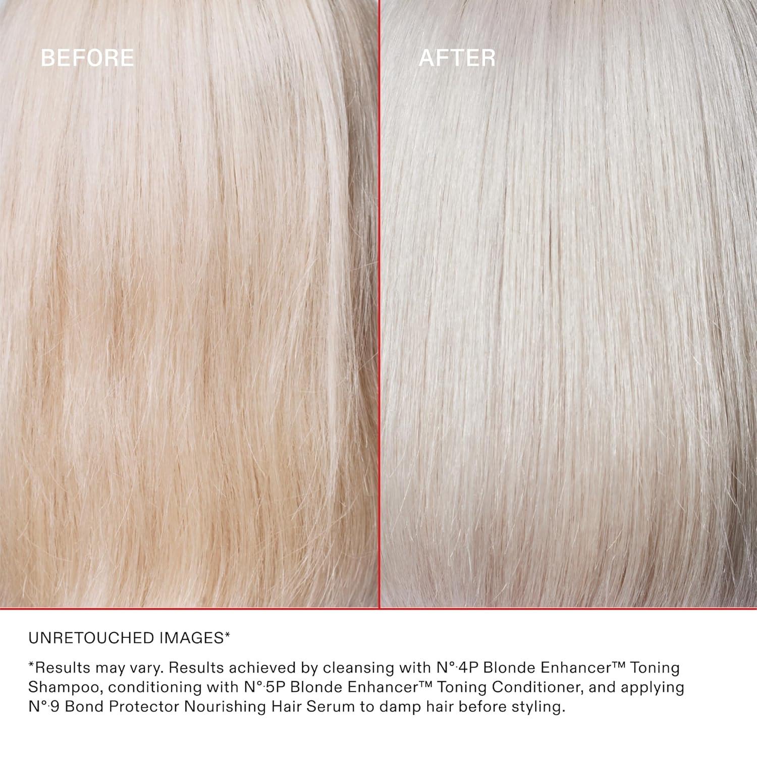 imageOlaplex No 4P Blonde Enhancer Purple Toning Shampoo Repairs Hydrates amp Brightens All Blonde Lightened amp Grey Hair85 Fl Oz Pack of 1
