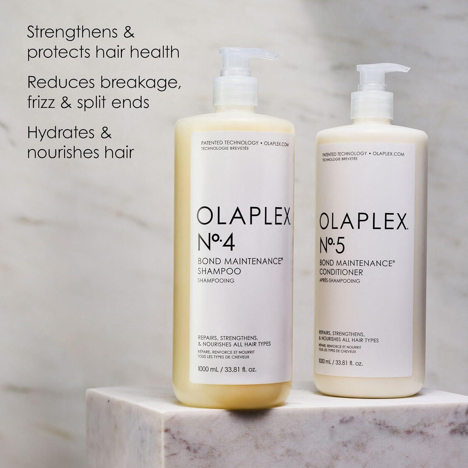 imageOlaplex No 5 Bond Maintenance Conditioner Repairs Strengthens amp Nourishes All Hair Types Leaving Hair Feeling Soft amp Adds Shine3381 Fl Oz Pack of 1