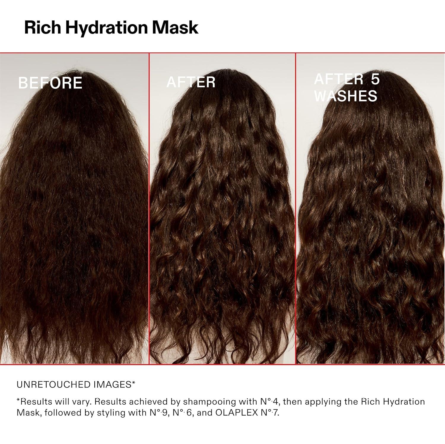 imageOlaplex Rich Hydration Mask Cuticle Sealing Mask Hydrate amp Control Frizz For Dry or Medium to Coarse Hair 200 ml 67 Fl Oz