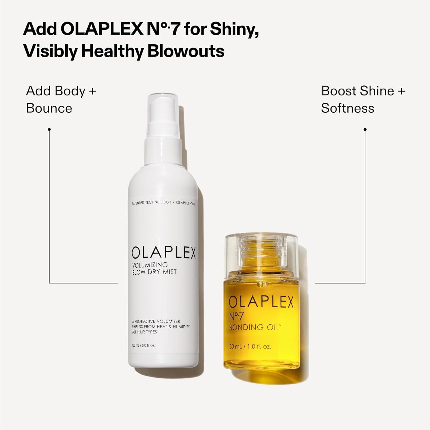 imageOlaplex Volumizing Blow Dry Mist Weightless Volume Body amp Bounce 450F232C heat protection For Coily Curly Straight and Wavy 150 mL 50 Fl Oz