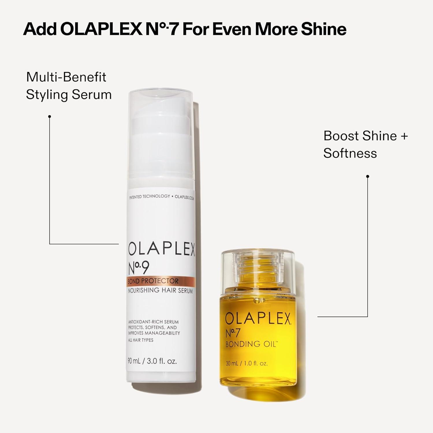 imageOlaplex N 9 Bond Protector Nourishing Hair Serum amp Heat Protectant Softens Nourishes amp Reduces Tangle amp Static For Coily Curly Straight and Wavy 90 mL 30 Fl Oz