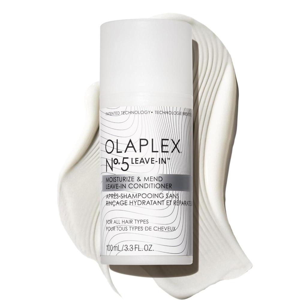 imageOlaplex N 5 LeaveIn Conditioner Moisturizes amp Mends Split Ends Reduces Breakage amp Repairs Protects Damaged Hair For Coily Curly Straight and Wavy Stocking Stuffers 100 mL 33 Fl Oz