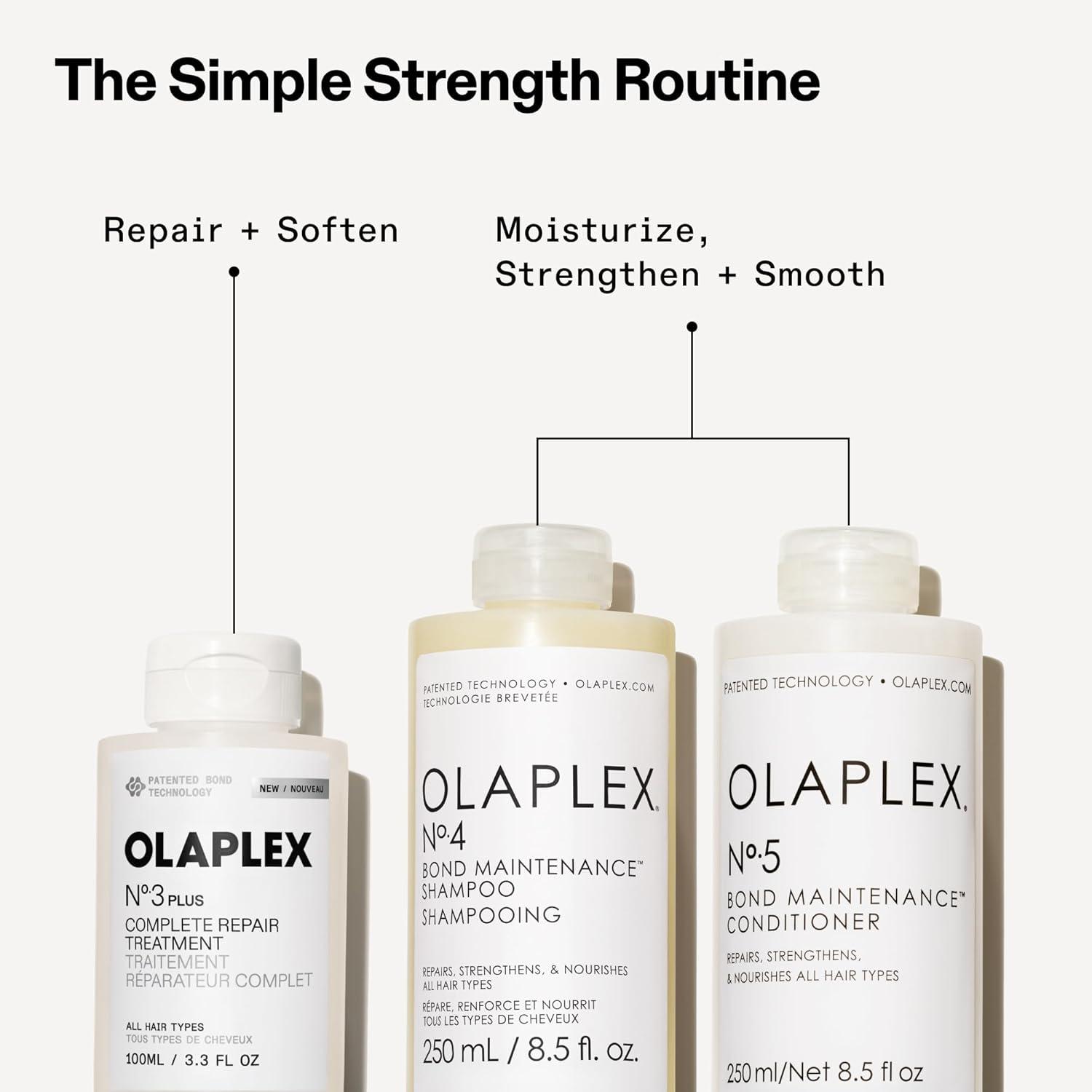 imageOlaplex N3PLUS Complete Repair Treatment 3minute Preshampoo Treatment to Immediately Repair Hair Damage for Softer Stronger Hair For Coily Curly Straight and Wavy100 mL 33 Fl Oz NEW