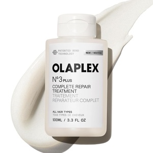 Olaplex N°.3PLUS Complete Repair Treatment: 3-minute Pre-shampoo Treatment to Immediately Repair Hair Damage for Softer, Stronger Hair | For Coily, Curly, Straight, and Wavy(100 mL / 3.3 Fl Oz – New)