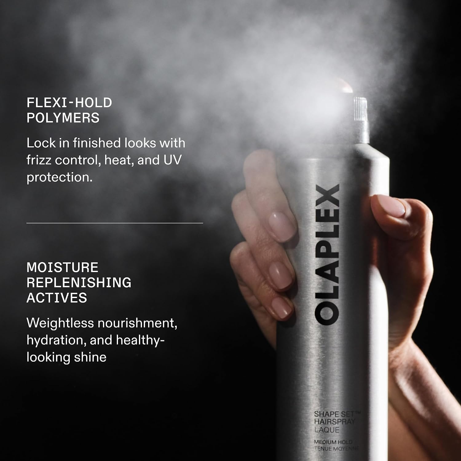 image:imageOlaplex Weightless No Crunch Shape Set Hair Spray212 g 75 oz