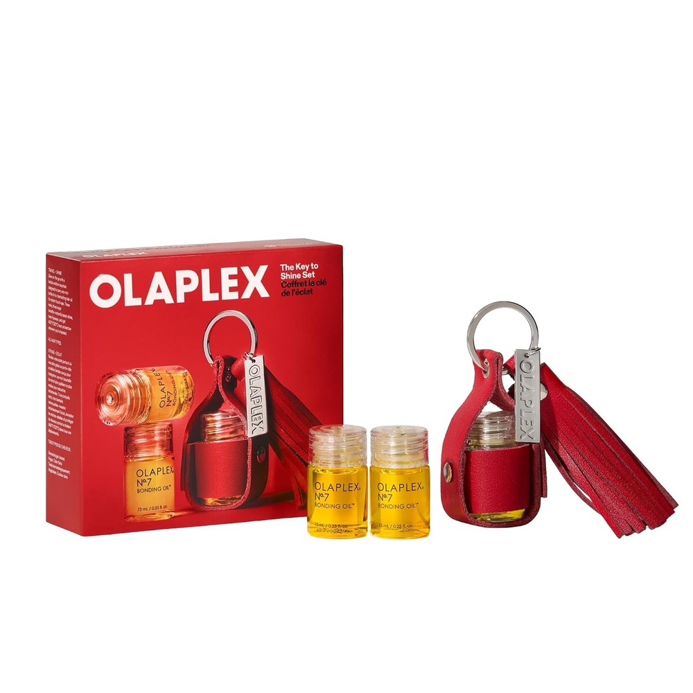 image:imageOlaplex 7 Bonding Hair Oil High Shine 450F Heat ProtectantKey to Shine Set